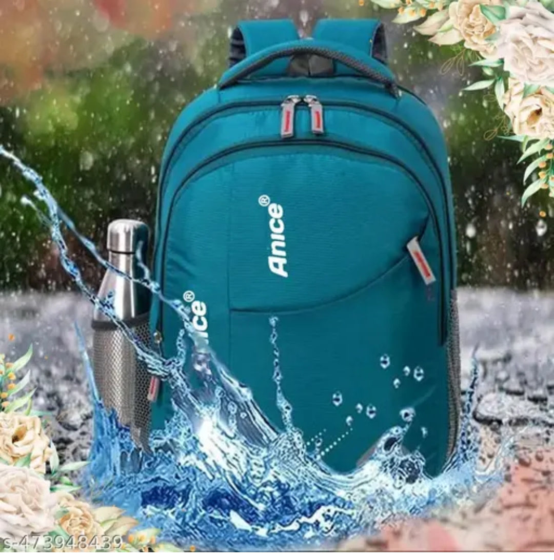 Anice Waterproof Backpack with Bottle Holder – 30L Casual/School/College Bag/Travel/office/picnic bag Boys & Girls