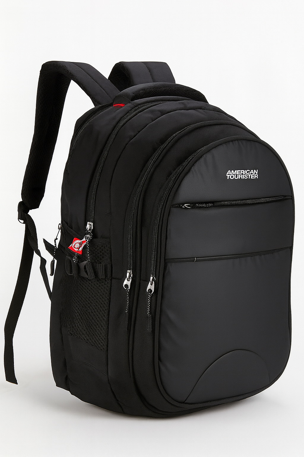 American Tourister Black Laptop Backpack – 35L (Water Resistant, Multi-Compartment)