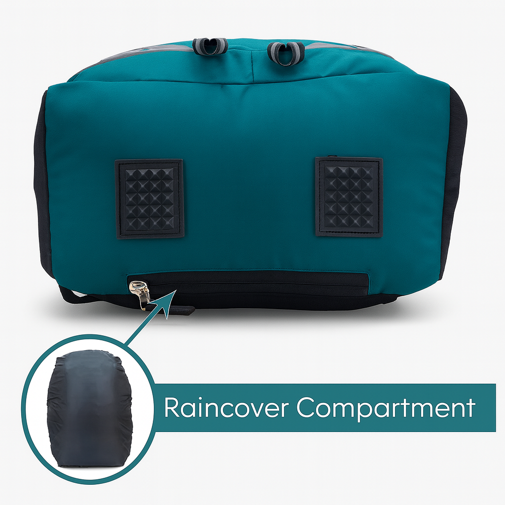 Stylish Teal Blue Backpack | School, College & Travel Bag