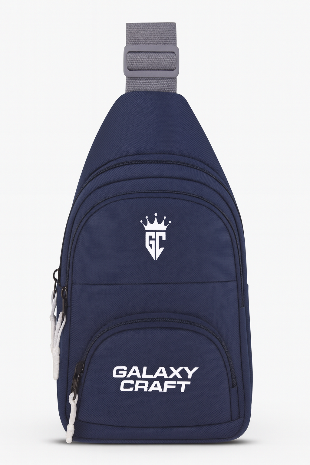 Galaxy Craft Crossbody Sling Bag for Men & Women | Stylish Casual Shoulder Bag | Travel, College & Outdoor Use (Navy Blue)