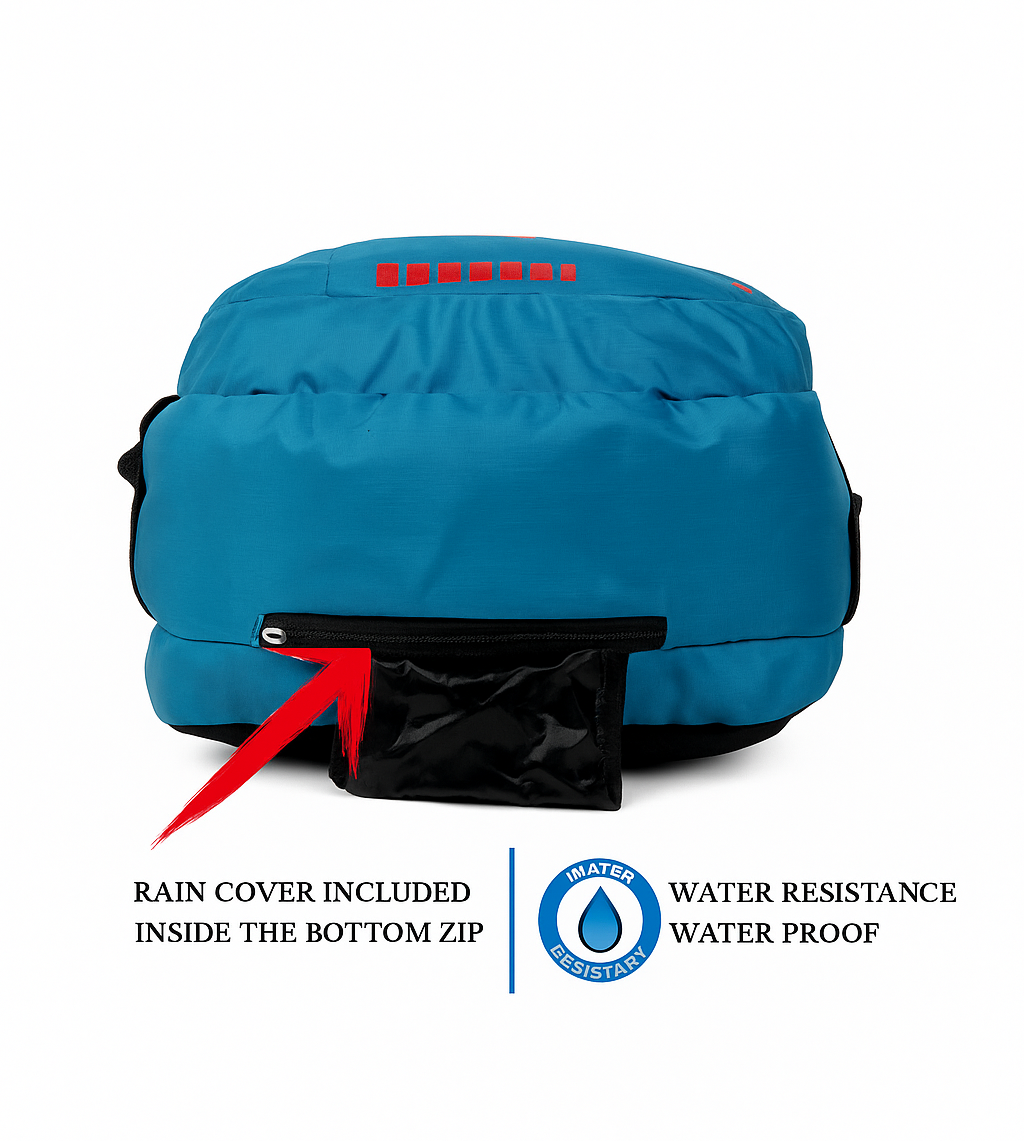 Anice Large 45 L Laptop Backpack Medium Aiport Blue Unisex College & School Bags