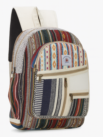 5 pocket hemp backpack for men and women